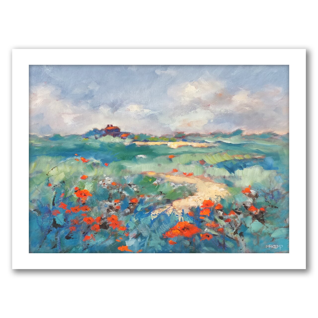 Poppies In Norfolk by Mary Kemp Frame  - Americanflat